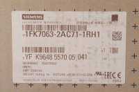 Siemens SIMOTICS S Servomotor 1FK7063-2AC71-1RH1 neu