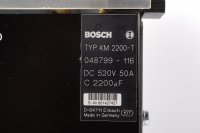 BOSCH Kondensatormodul KM 2200-T 048799-116 DC 520V 50A...