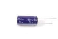 Kondensator Elko radial 3300µF 35V  85°C 2000h 20% RM7,5mm D16mm L31,5mm unbenutzt