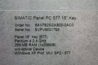 SIMATIC Panel PC 577 15 KEY 6AV7823-0AB00-0AC0  6AV7 823-0AB00-0AC0 Warranty #used